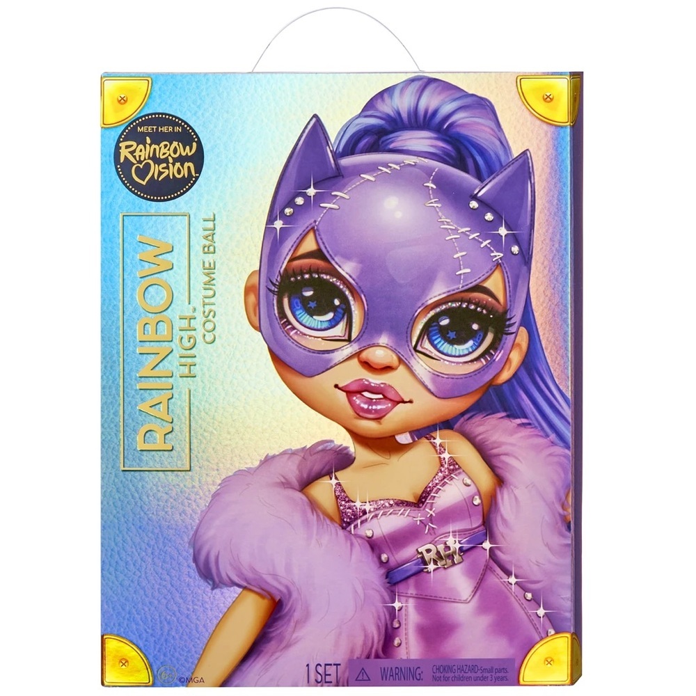 NWT RAINBOW HIGH VIOLET COSTUME  BALL